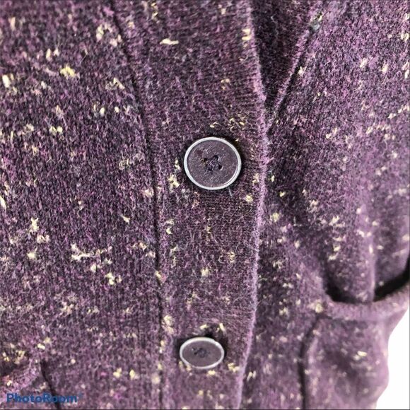 Gap Purple and Yellow Short Sleeved Cardigan XS - Picture 2 of 11